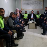 Başkan Vekili Biba'dan 1 Mayıs'ta görev başındaki emekçilere ziyaret 
