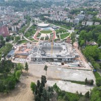 Atatürk Spor Salonu hızla yükseliyor 