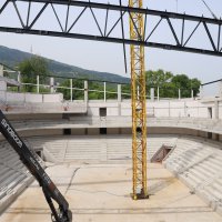 Atatürk Spor Salonu hızla yükseliyor 