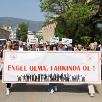 Engelsiz bir gelecek için yürüdüler 