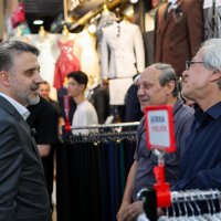 Başkan Vekili Şahin Biba’dan şehitlik ve esnaf ziyareti   