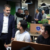Başkan Vekili Biba öğrencilerle bir araya geldi 