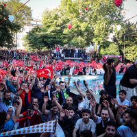 Milli maçta Bursa tek yürek oldu 