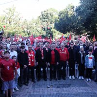 Milli maçta Bursa tek yürek oldu 