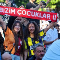 Milli maçta Bursa tek yürek oldu 