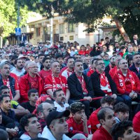 Milli maçta Bursa tek yürek oldu 