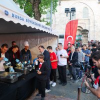 Milli maçta Bursa tek yürek oldu 
