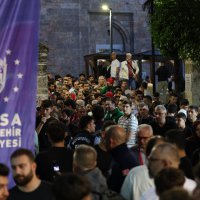 Milli maçta Bursa tek yürek oldu 