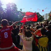 Milli maçta Bursa tek yürek oldu 