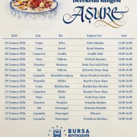 Bursa'da aşure kazanları birlik için kaynayacak 