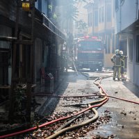 Büyükşehir'den Kayhan'daki yangına hızlı müdahale 