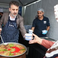 Gemlik'te aşureler Biba ve Varank'tan 