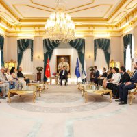 Altın Karagöz ekiplerinden Başkan Vekili Biba'ya ziyaret 