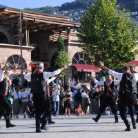 Tarihi Hanlar Bölgesi'nde halk dansları şöleni 