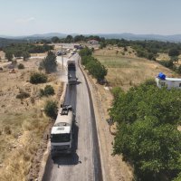 Büyükşehir Harmancık’ta da yolları yeniliyor 