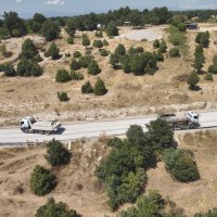 Büyükşehir Harmancık’ta da yolları yeniliyor 