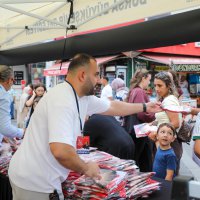 Bursa'da Zafer coşkusu ay yıldız ile taçlandı 