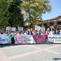 Bursa sağlık için yürüdü