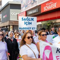 Bursa sağlık için yürüdü