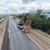 Büyükşehir Samanlı bağlantı yolunu yeniledi
