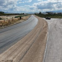 Büyükşehir Samanlı bağlantı yolunu yeniledi