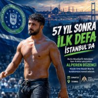 Büyükşehir güreşçisi tarihi er meydanında