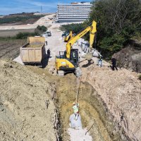 Büyükşehir'den Görükle'de yeni yola yeni altyapı