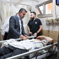 Başkan Vekili Biba, acı günde vatandaşları yalnız bırakmadı