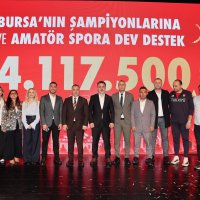 Bursa'nın şampiyonlarına ve amatör spora dev destek