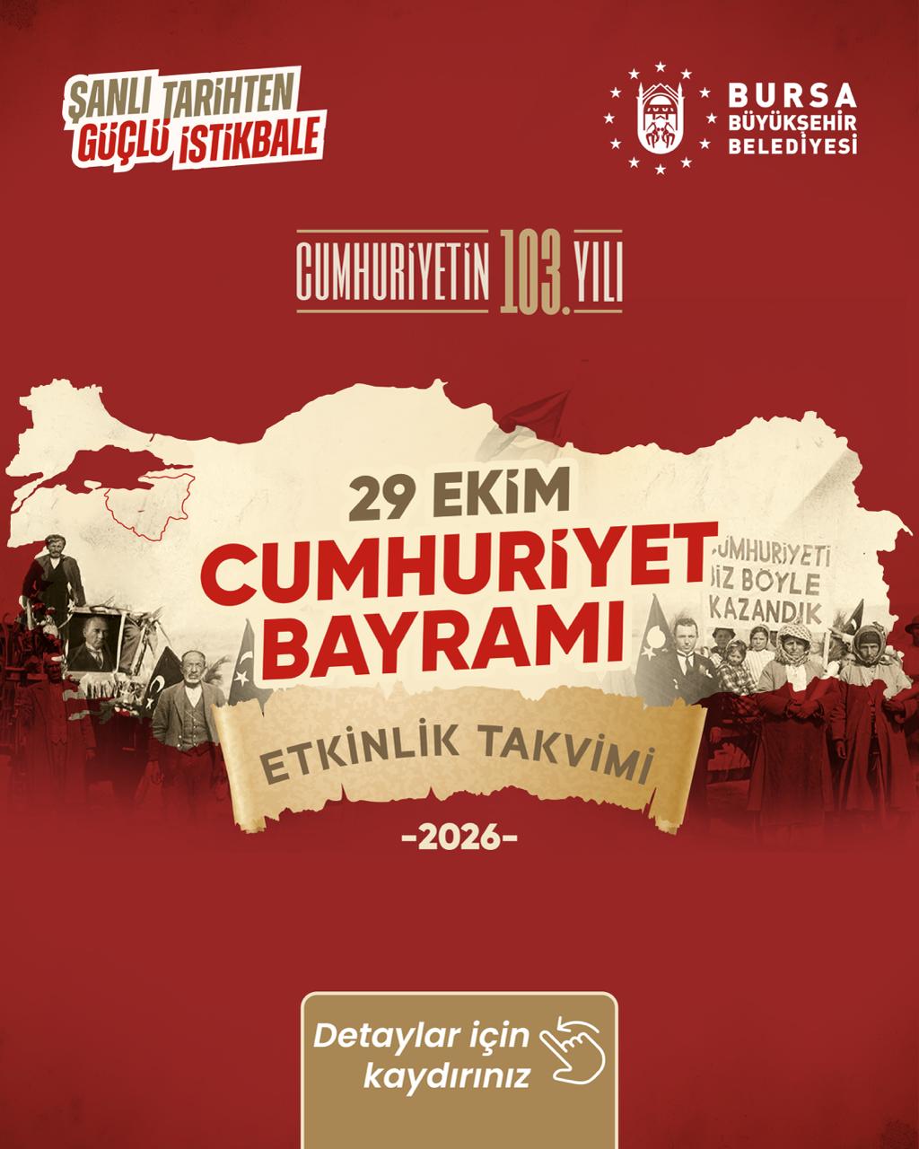 29 Ekim Cumhuriyet Bayramı Etkinlik Takvimi